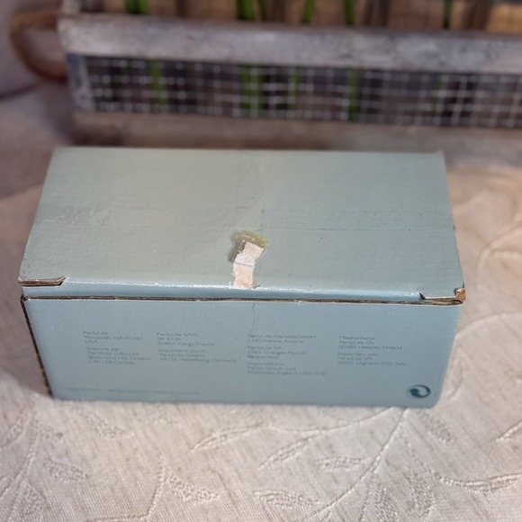 PartyLite Illusions Set of 2 Sturdy Glass Swirled Candle Holders Retired #PO463 - Picture 7 of 8